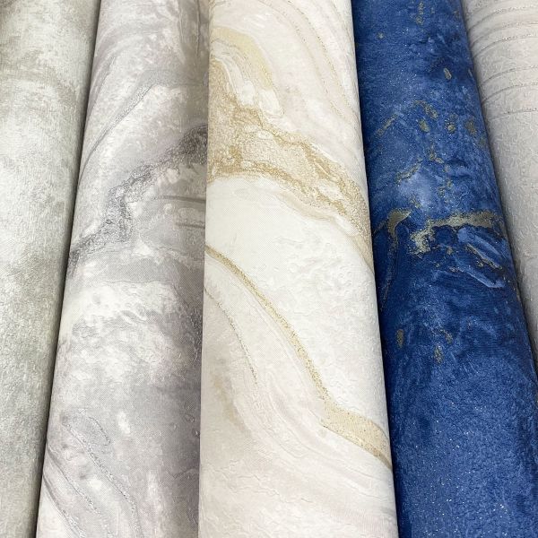 Luxe Collection Marble Heavyweight Vinyl Wallpaper Blue2.jpg